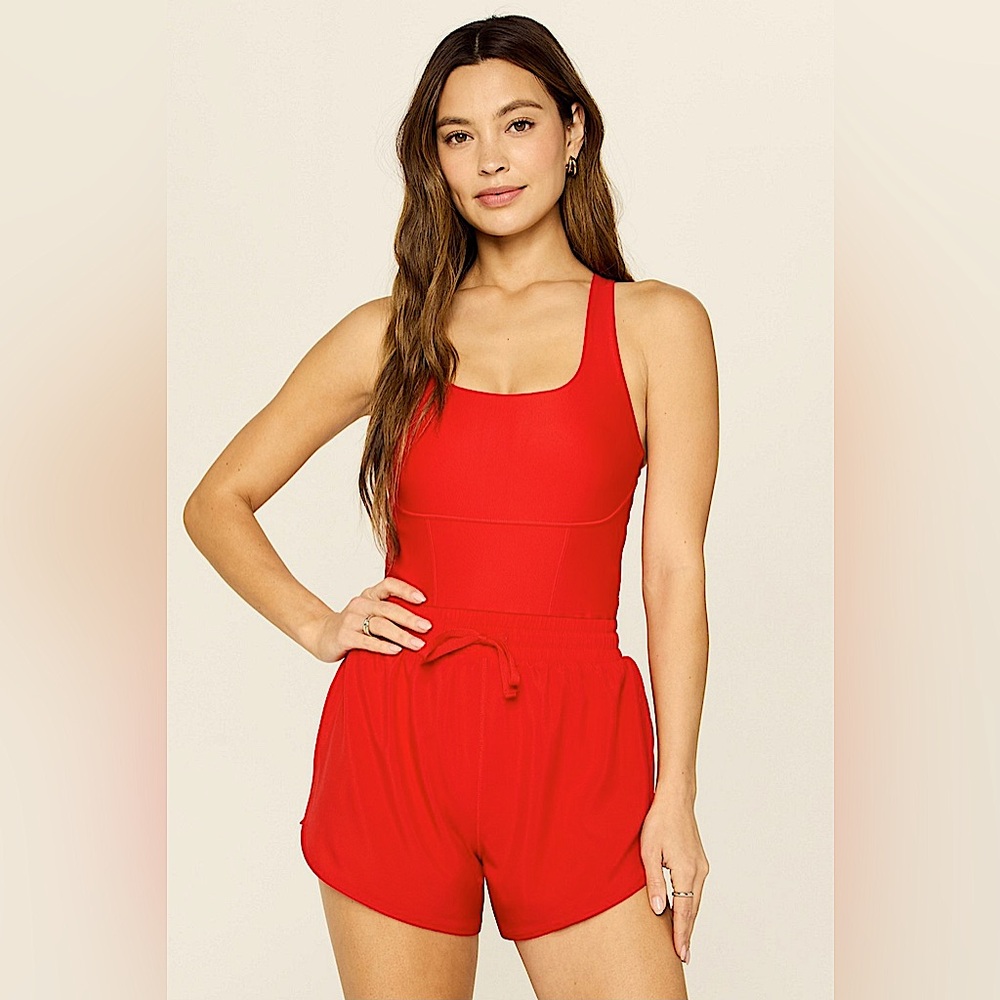 NWT Fabletics Sport Short Runsie-Size M